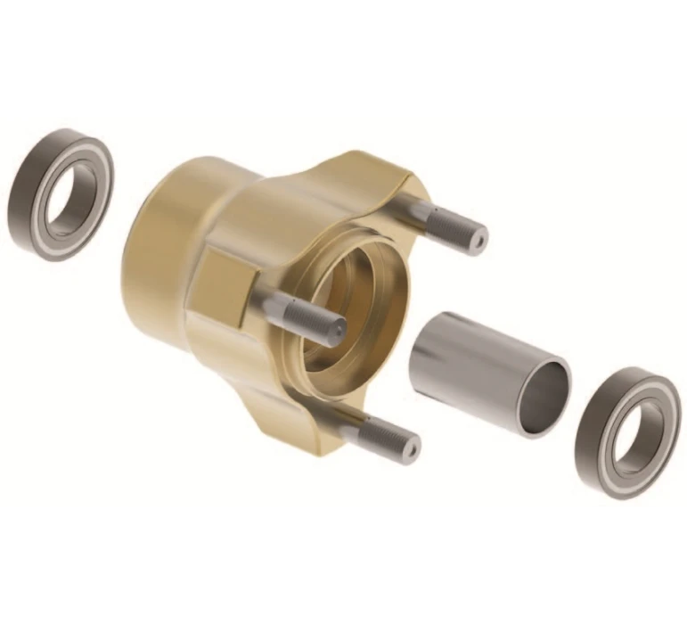 MOYEU COMPLET AV BST MG 53MM / COMPLETE BST HUB MG 53mm