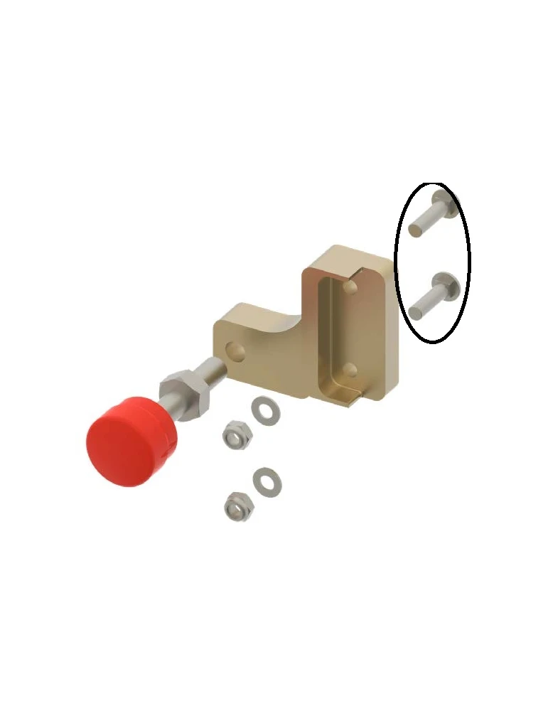 SPECIAL BOLT 6X24 MM FOR EXHAUST SUPPORT