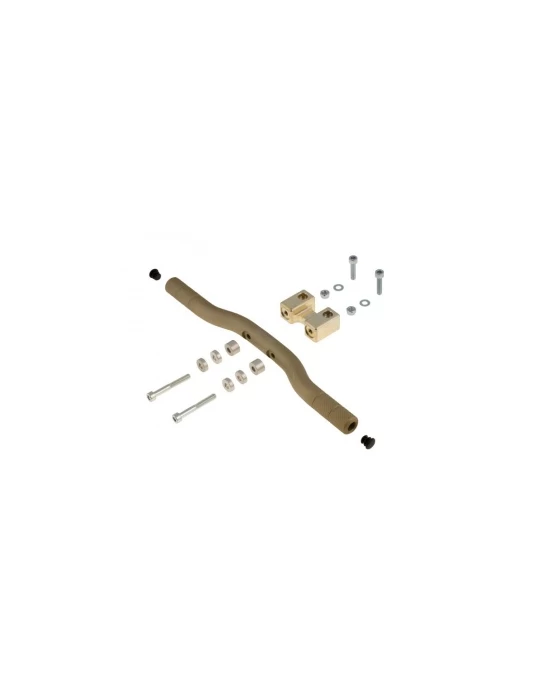 CALE-PIED AL COMPLET + SUPPORT/ Adjustable AL footrest completewith su