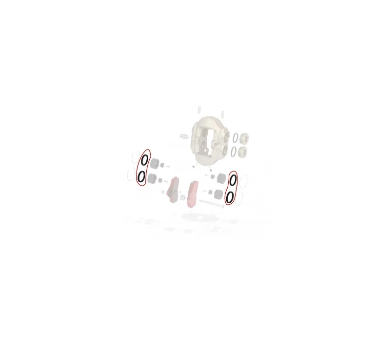 COUPELLE ETRIER BSS / BSS FRONT CALIPER'S LINING