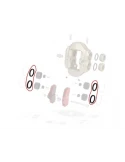 COUPELLE ETRIER BSS / BSS FRONT CALIPER'S LINING