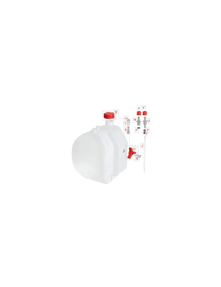 RESERVOIR ESSENCE 8,5L KZ / KZ FUEL TANK 8,5L