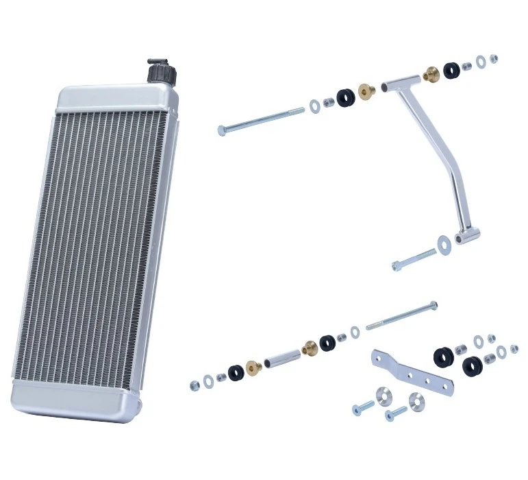 Radiateur OTK 480x196mm complet avec supports