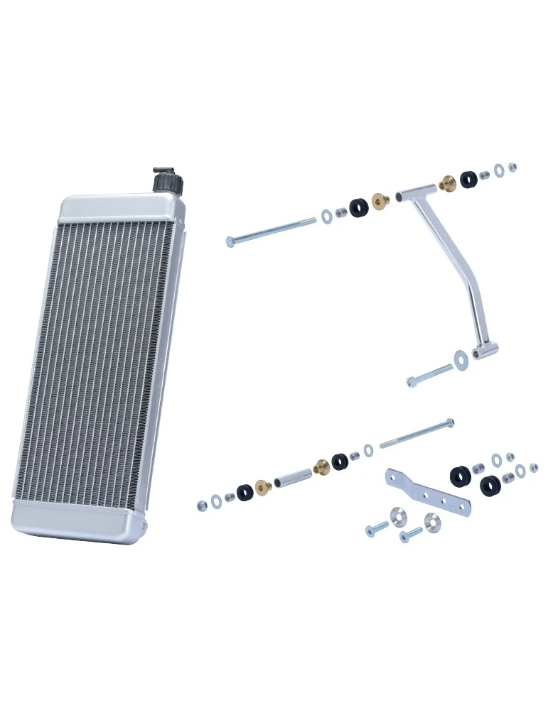 Radiateur OTK 480x196mm complet avec supports