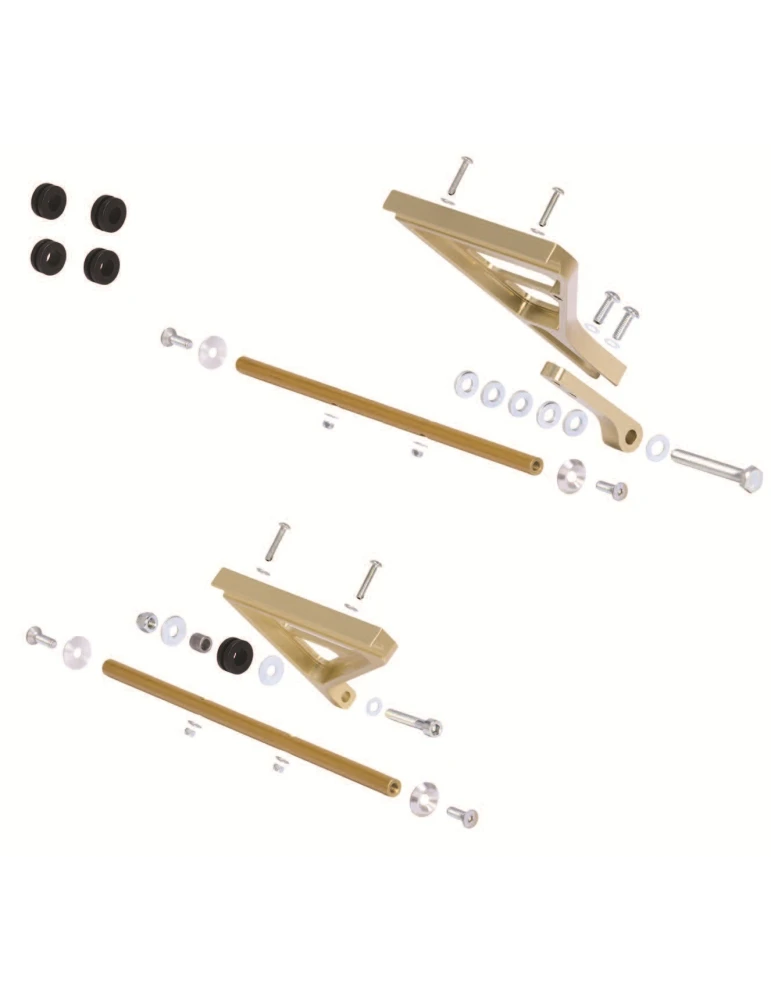 Kit de supports pour radiateur 422x260x48 mm