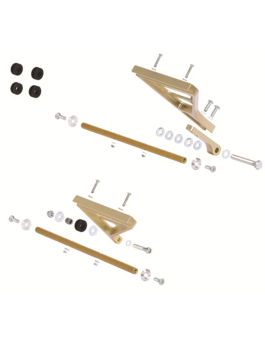 Kit de supports pour radiateur 422x260x48 mm