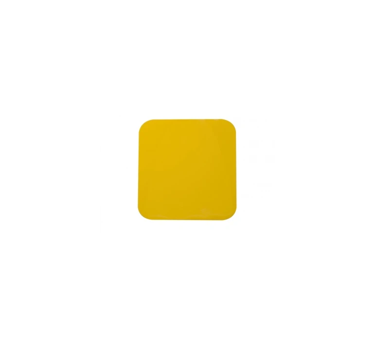 PLAQUE ADHESIVE JAUNE/ CRYSTAL STICKY NUMBER-PLATE