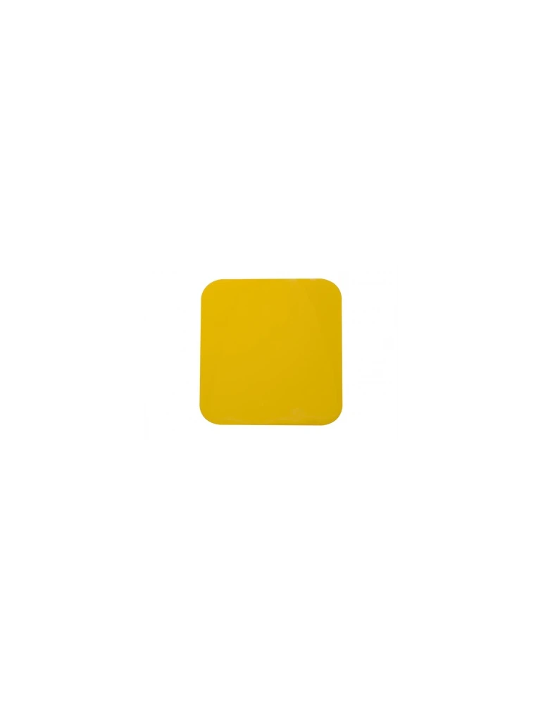 PLAQUE ADHESIVE JAUNE/ CRYSTAL STICKY NUMBER-PLATE