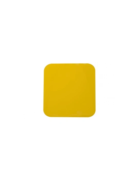 PLAQUE ADHESIVE JAUNE/ CRYSTAL STICKY NUMBER-PLATE