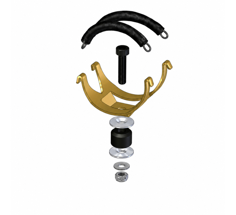 SUPPORT ECHAPPEMENT COMPLET - EXHAUST SUPPORT CPLTE