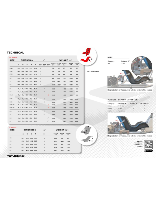 JECKO SILVER SEAT STD