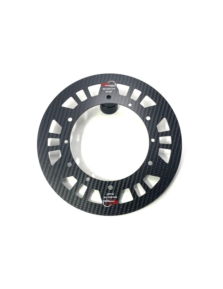 KIT PROT. COURONNE CARBONE REV- SPROCKET PROTECTOR KIT 21CM