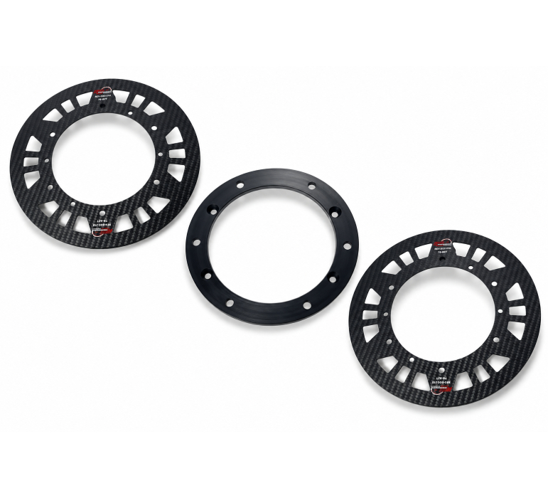 KIT PROT. COURONNE CARBONE REV- SPROCKET PROTECTOR KIT 22CM
