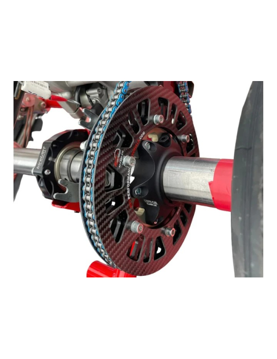 KIT PROT. COURONNE CARBONE REV- SPROCKET PROTECTOR KIT 22CM