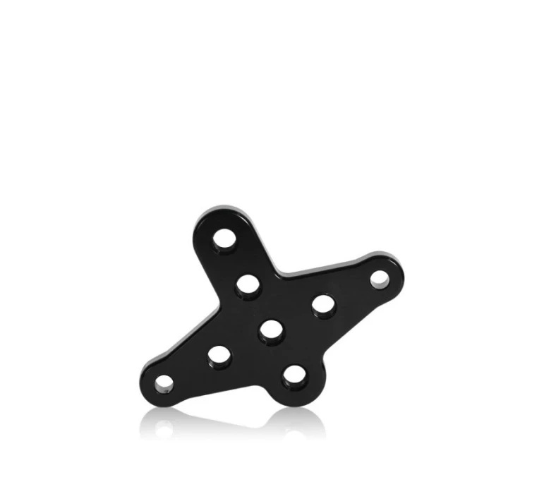 SUPPORT TENDEUR DE CHAÎNE ALU ANOD. NOIR (NO VIS) / ENGINE STOP BLACK