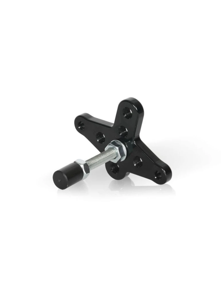 SUPPORT TENDEUR DE CHAÎNE COMPLET / ENGINE STOP BLACK ANOD. ALU COMPLE