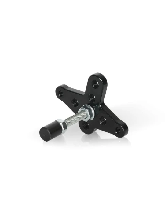 SUPPORT TENDEUR DE CHAÎNE COMPLET / ENGINE STOP BLACK ANOD. ALU COMPLE