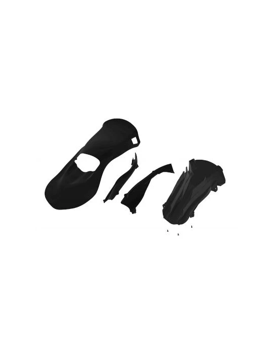 PORT A NUMERO ANT.  NERO OM. 2025 / FRONT FAIRING BLACK OM. 2025