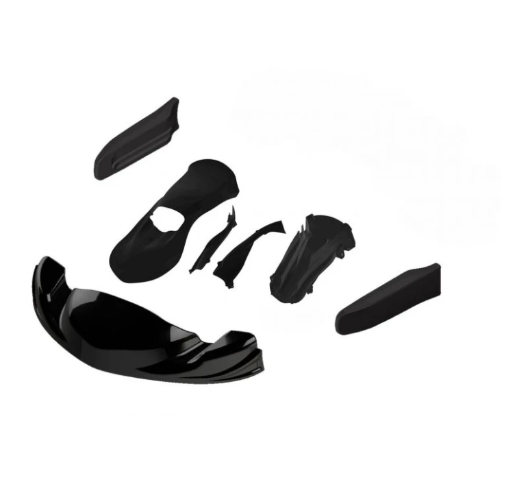 KIT CARROSSERIE COMPLET "NOIR" 2025 (PLASTIQUE UNIQUEMENT) / SET BODYW