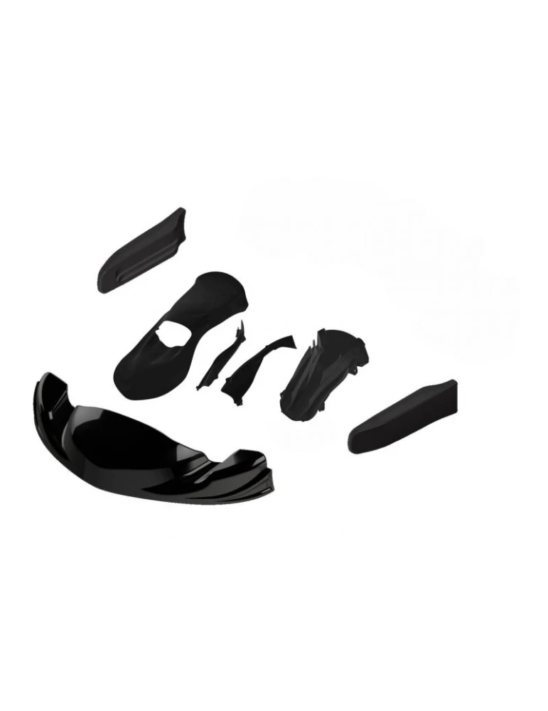 KIT CARROSSERIE COMPLET "NOIR" 2025 (PLASTIQUE UNIQUEMENT) / SET BODYW