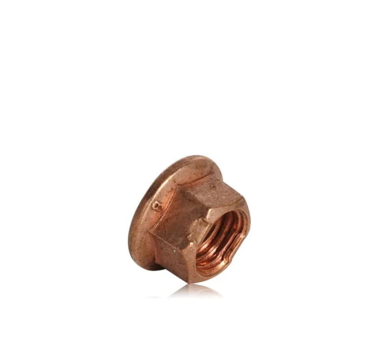 ÉCROU À BRIDE M8 ROUE HEXAGONALE 10MM / COPPER FLANGED NUT M8 ESA 10MM