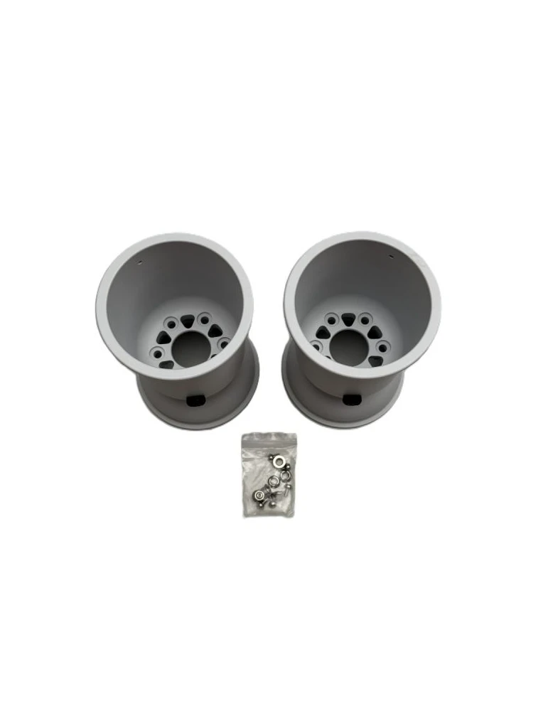 SET 2 CERCHI POST. 212MM MAGNESIO WHITE B.P. / SET 2 REAR WHEEL 212MM