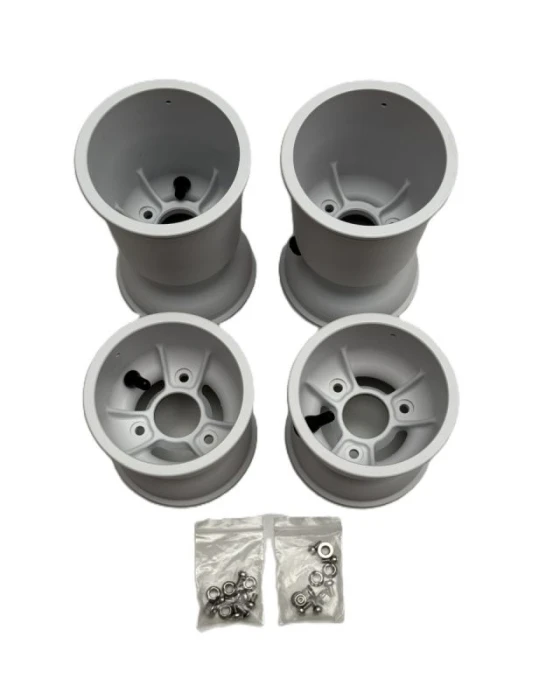 JEU DE JANTES 132-212 MG WHITE / SET WHEELS 132-212 MG WHITE