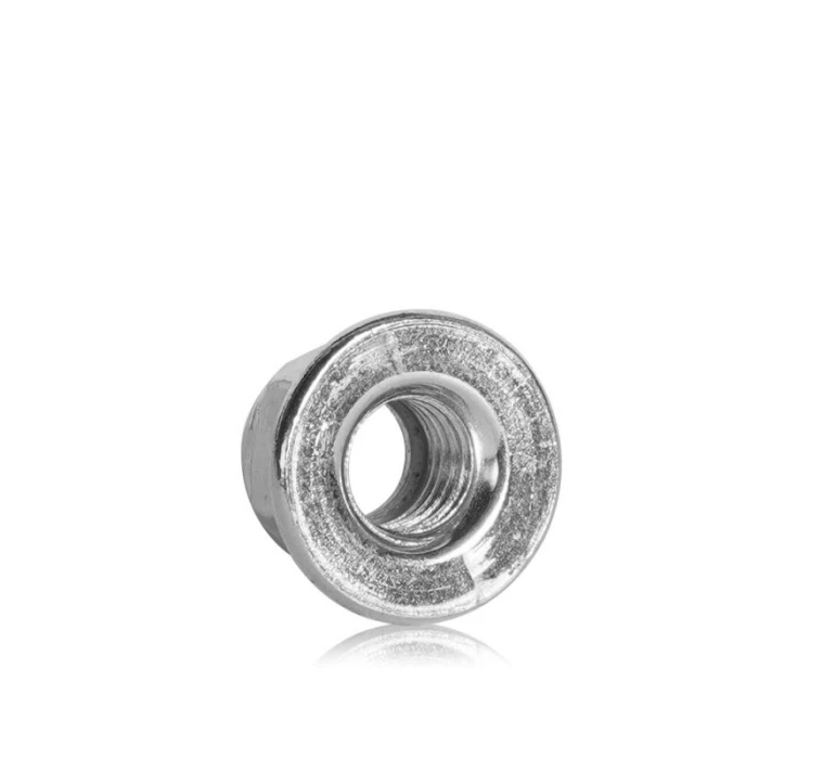 ECROU FLANGIATO ATB M8 LISCIO Z.B. H-11MM / FLANGED NUT ATB M8  H-11MM