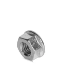 ÉCROU BRIDE M10 CH17  H-10MM / NUT WITH FLANGE M10 CH17  H-10MM
