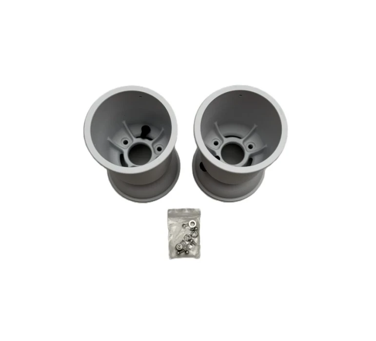 JEU 2 JANTES ARR. 212MM MG WHITE / SET 2 REAR WHEELS 212MM MG WHITE