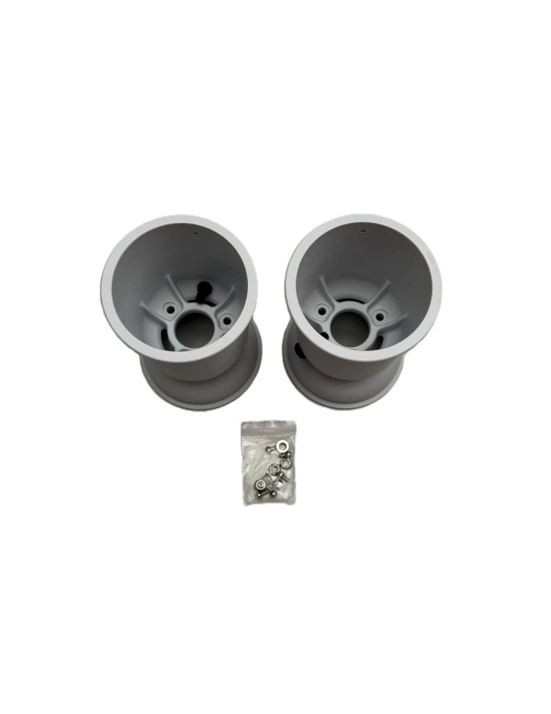 JEU 2 JANTES ARR. 212MM MG WHITE / SET 2 REAR WHEELS 212MM MG WHITE