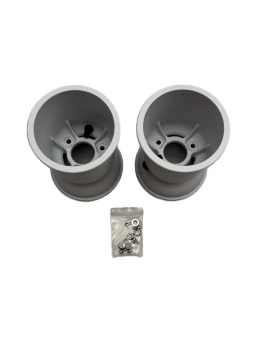 JEU 2 JANTES ARR. 212MM MG WHITE / SET 2 REAR WHEELS 212MM MG WHITE