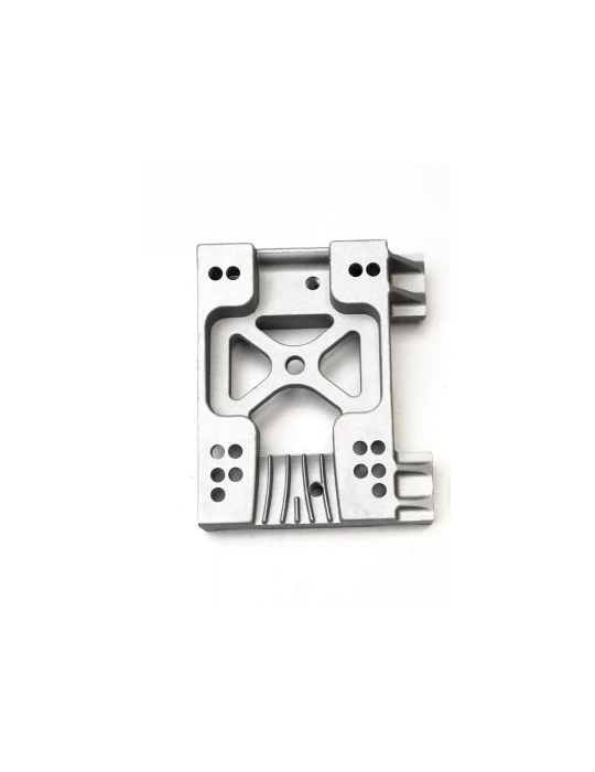 PLATINE MOTEUR ALU SANS BRIDES / ANGLED ENGINE MOUNT ALU MINI NO BRACK