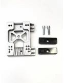 PLATINE MOTEUR COMPLÈTE ALU MINI / ENGINE MOUNT ANGLED ALU MINI WITH B