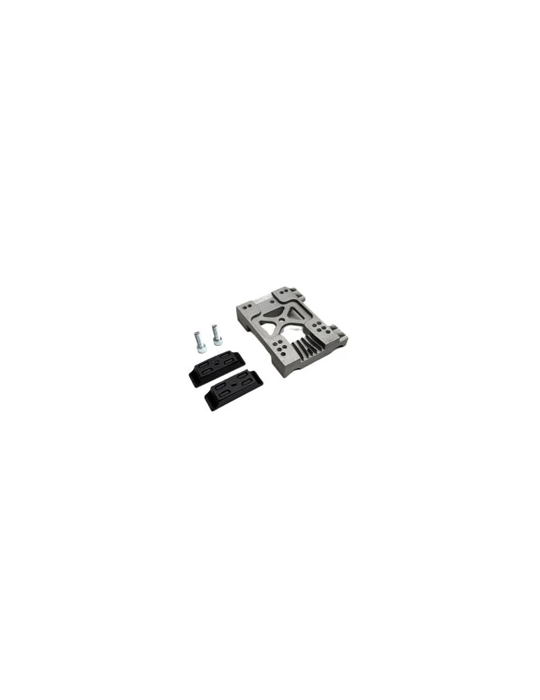 PIASTRA MOTORE ALU. MINI DIRITTA C/CAVALLOTTI / ENGINE MOUNT FLAT ALU