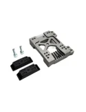 PIASTRA MOTORE ALU. MINI DIRITTA C/CAVALLOTTI / ENGINE MOUNT FLAT ALU