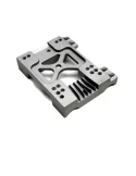 PIASTRA MOTORE ALU MINI DIRITTA SENZA CAVALLOTTI / FLAT ENGINE MOUNT A