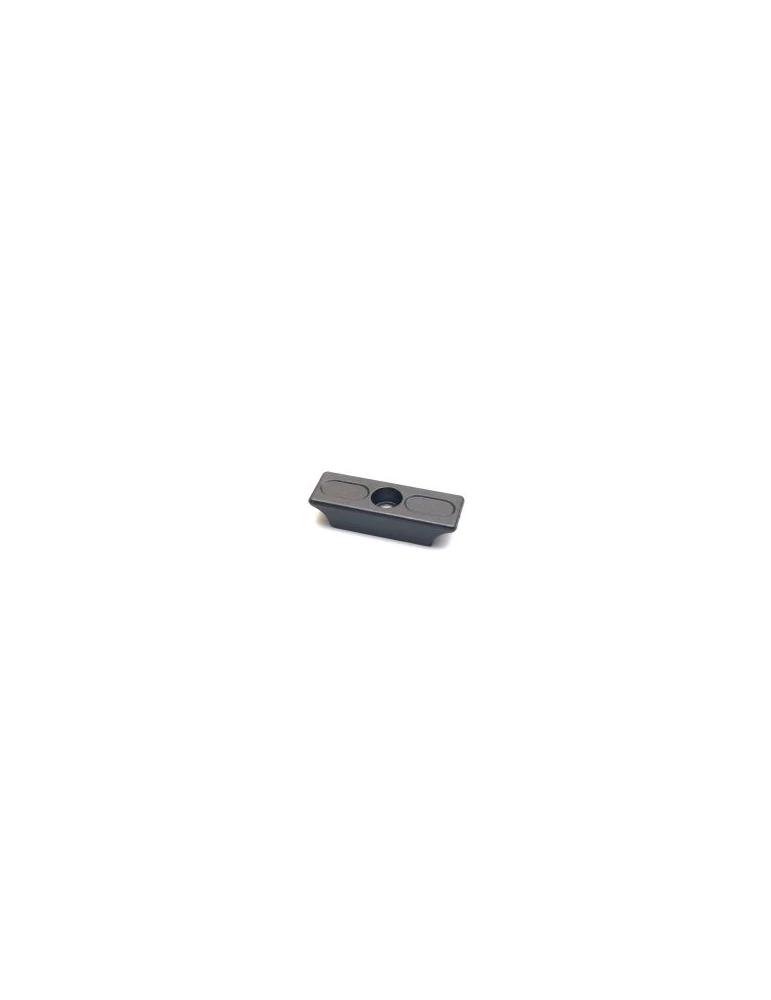 BRIDE DE PLATINE MOTEUR POUR CADRE 28MM ALU NOIR ANOD. / SHORT BRACKET