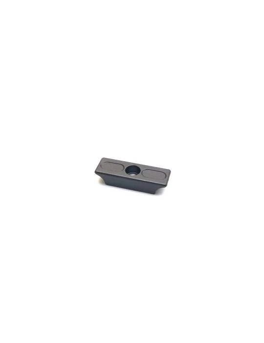 BRIDE DE PLATINE MOTEUR POUR CADRE 28MM ALU NOIR ANOD. / SHORT BRACKET
