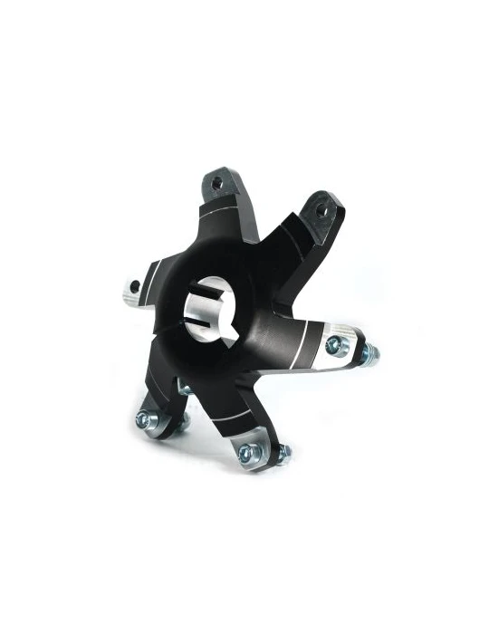 PORTE COURONNE 30MM NOIR ANOD. COMPLET / SPROCKET CARRIER 30MM BLACK A
