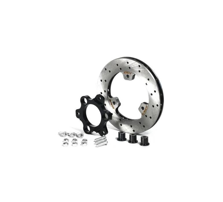 DISQUE DE FREIN 150X13MM AVEC FLASQUE/VIS/DOUILLE / BRAKE DISC 150X13M