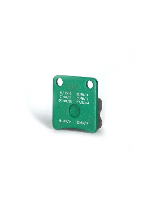 PLAQUETTE DE FREIN VERT (KZ AVANT/MINI ARR.) / FRONT BRAKE PAD KZ GREE