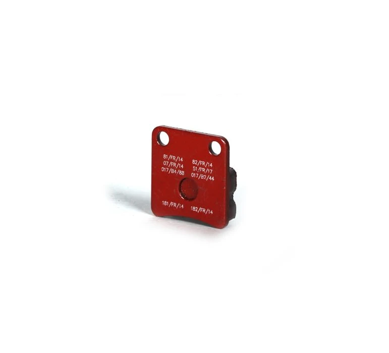 PLAQUETTE DE FREIN (KZ AVANT/MINI ARR.) / FRONT BRAKE PAD KZ RED / REA