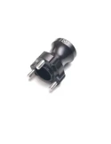 FRONT HUB D17 X L75 MINI ALU ANOD.BLACK