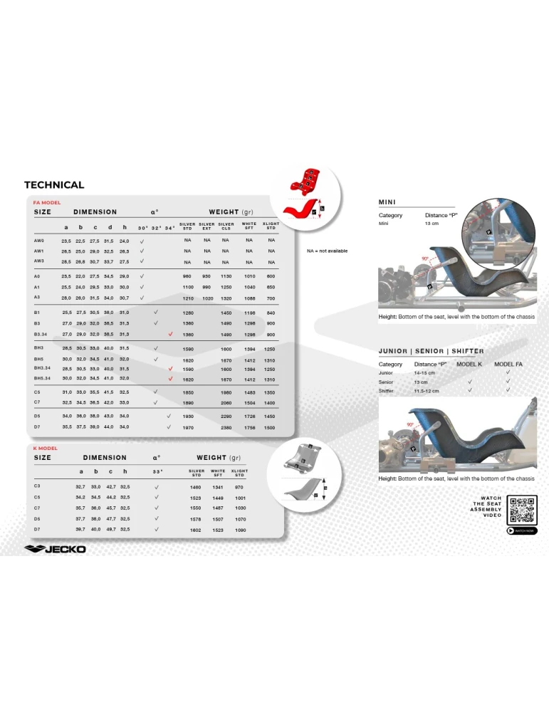 JECKO SILVER SEAT STD