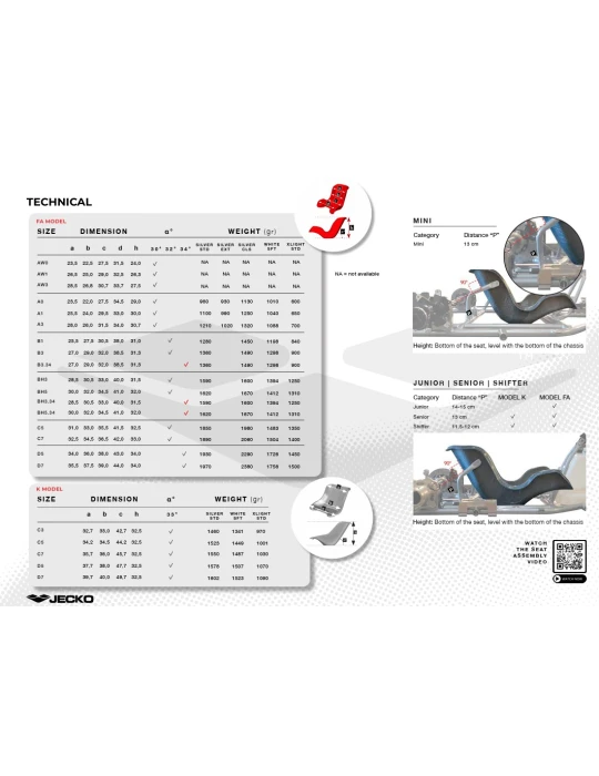 JECKO SILVER SEAT STD