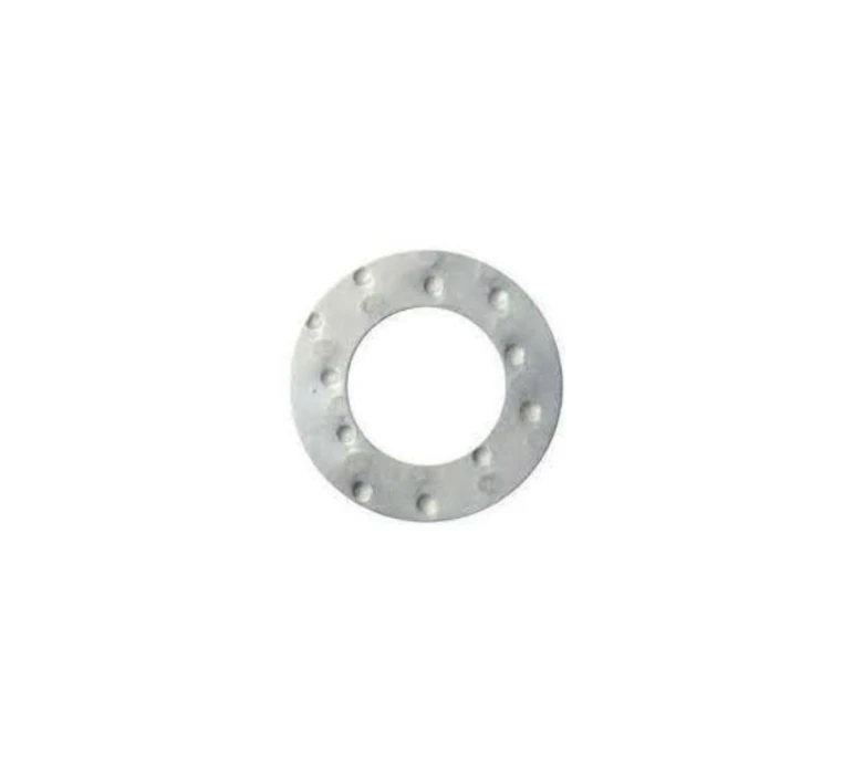RONDELLE BRONZE ARGENT. TOOLED/ SILVER BRONZE WASHER TOOLED