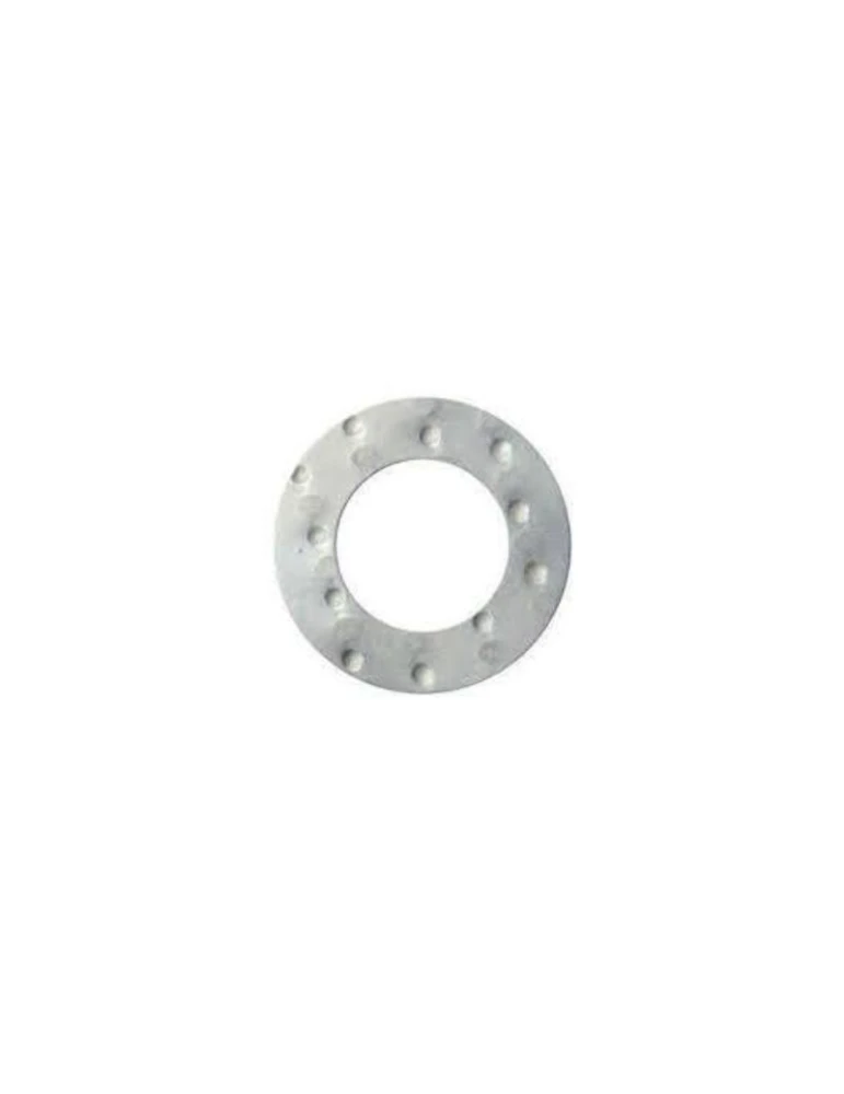 RONDELLE BRONZE ARGENT. TOOLED/ SILVER BRONZE WASHER TOOLED