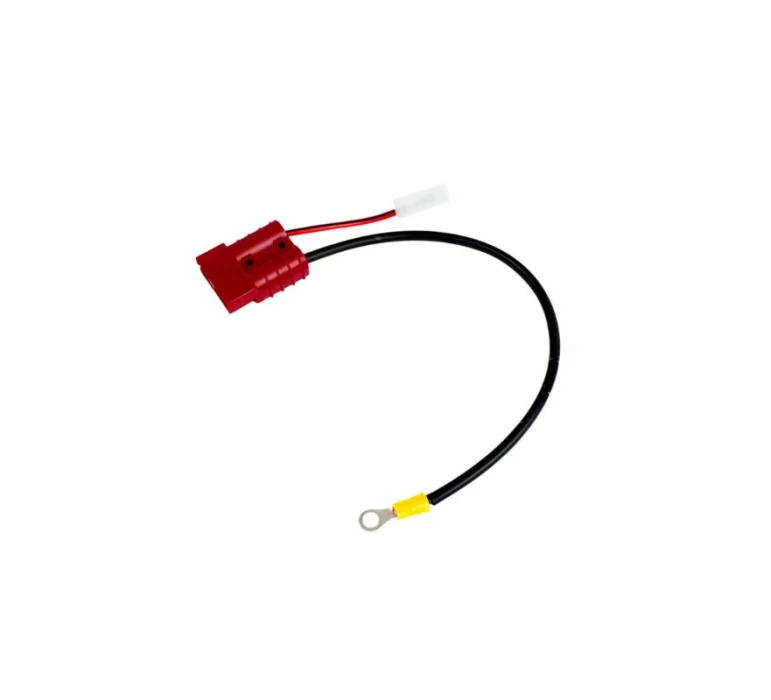 CABLE DEMARREUR FICHE ROUGE / RED FICHE STARTER MOTOR CABLE