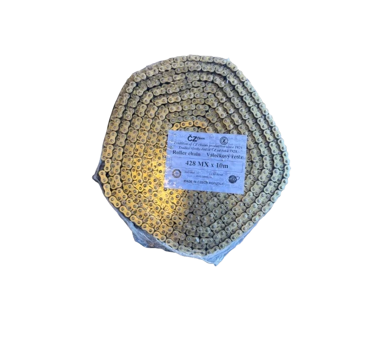 ROULEAU 10M CHAINE CZ 428 MX GOLD - ROLLER 10M